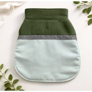 NWT Youly Dog Coat "the explorer" size Medium Green Warming Reflective 16-18in